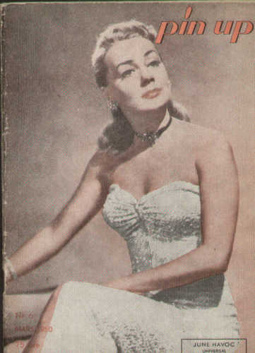 PIN UP magazine side cover Issue 6 March 1950