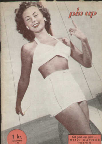 PIN UP magazine side cover Issue 18  1951