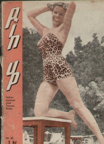 PIN UP magazine side cover Issue 20  1952