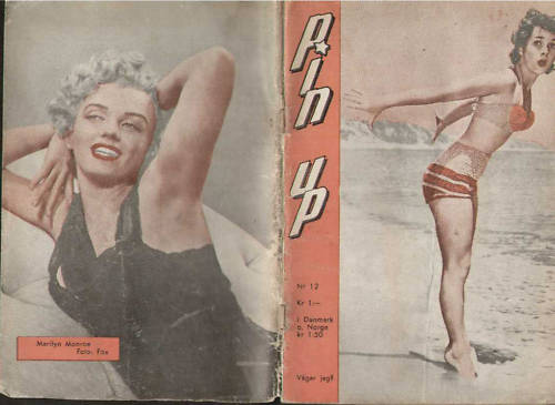 PIN UP magazine side cover Issue 12  1953