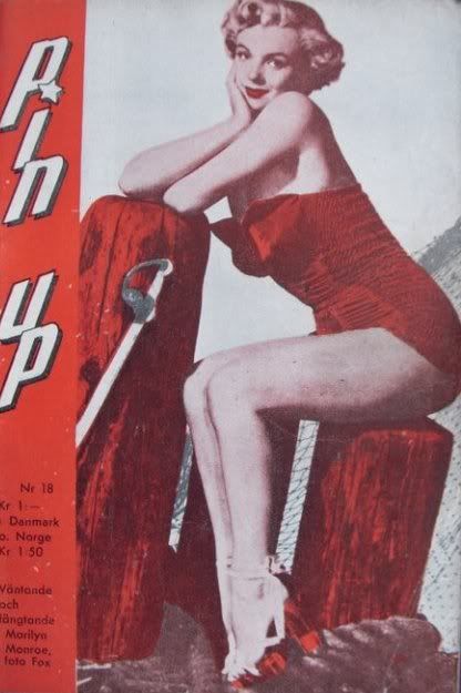 PIN UP magazine side cover Issue 18  1953
