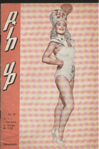 PIN UP magazine side cover Issue 19  1953