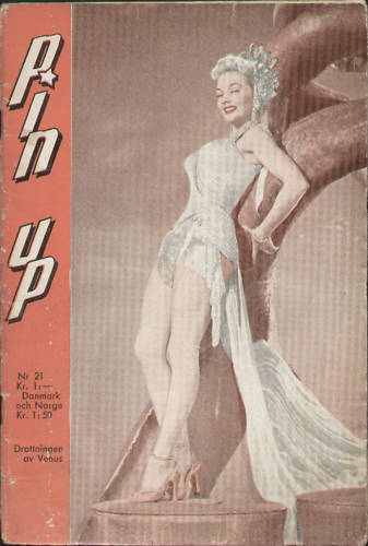 PIN UP magazine side cover Issue 21  1953