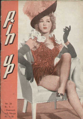 PIN UP magazine side cover Issue 24  1953