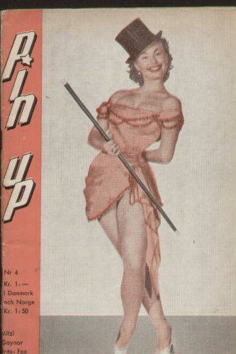 PIN UP magazine side cover Issue 4  1954