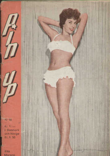 PIN UP magazine side cover Issue 18  1954