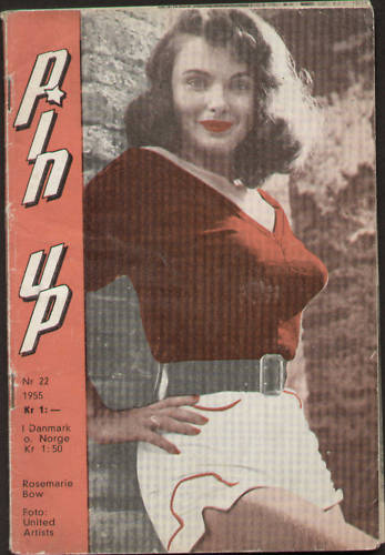 PIN UP magazine side cover Issue 22  1955