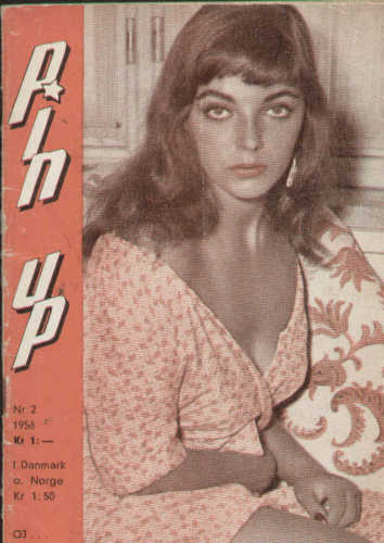 PIN UP magazine side cover Issue 2  1956
