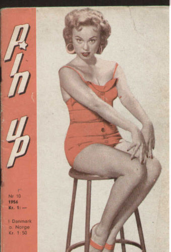 PIN UP magazine side cover Issue 10  1956