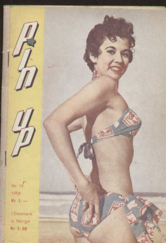 PIN UP magazine side cover Issue 19  1958