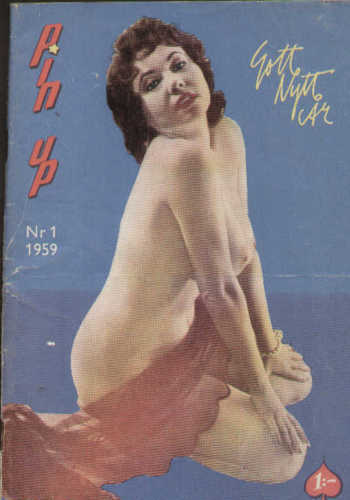 PIN UP magazine side cover Issue 1  1959