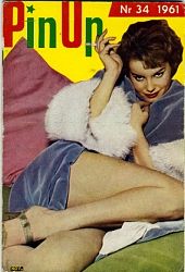 PIN UP magazine side cover Issue 34  1961