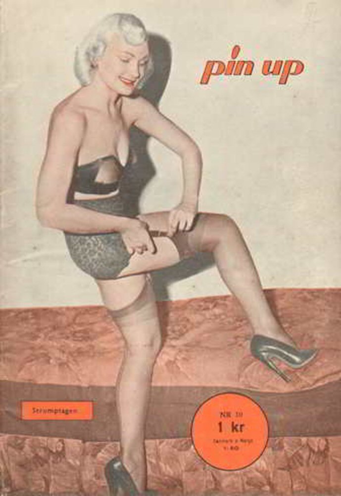 PIN UP magazine side cover Issue 10   1952