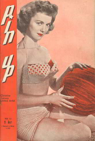 PIN UP magazine side cover Issue 12   1952