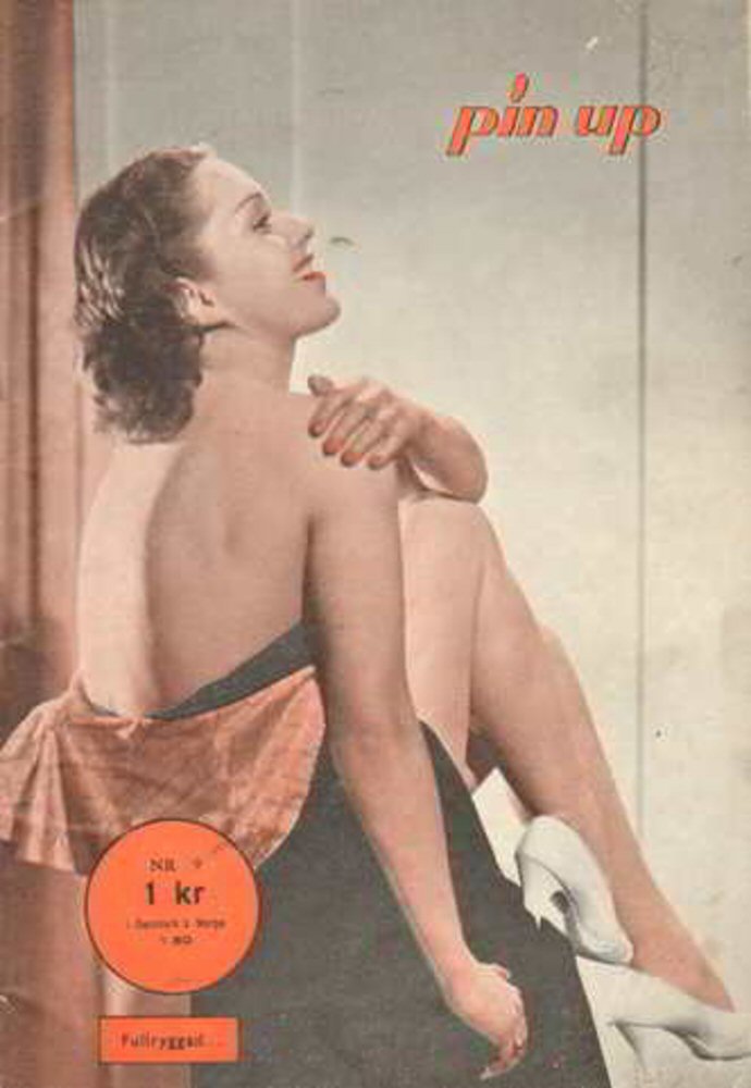 PIN UP magazine side cover Issue 9   1952