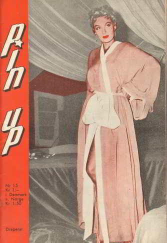 PIN UP magazine side cover Issue 15   1953