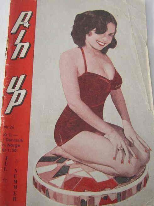 PIN UP magazine side cover Issue 26 July 1953