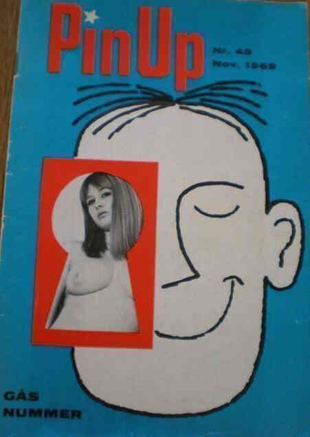 PIN UP magazine side cover Issue 45 November 1969