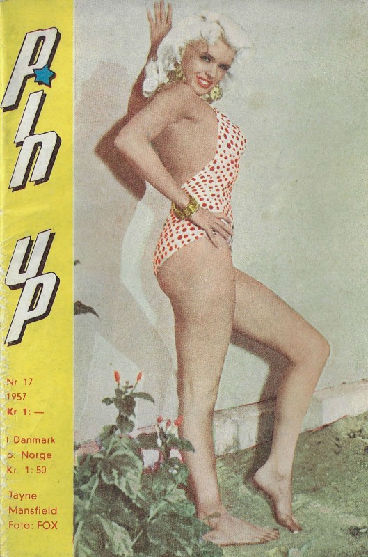 PIN UP magazine side cover Issue 17   1957