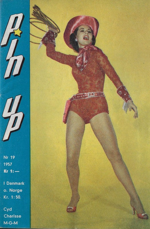 PIN UP magazine side cover Issue 19   1957