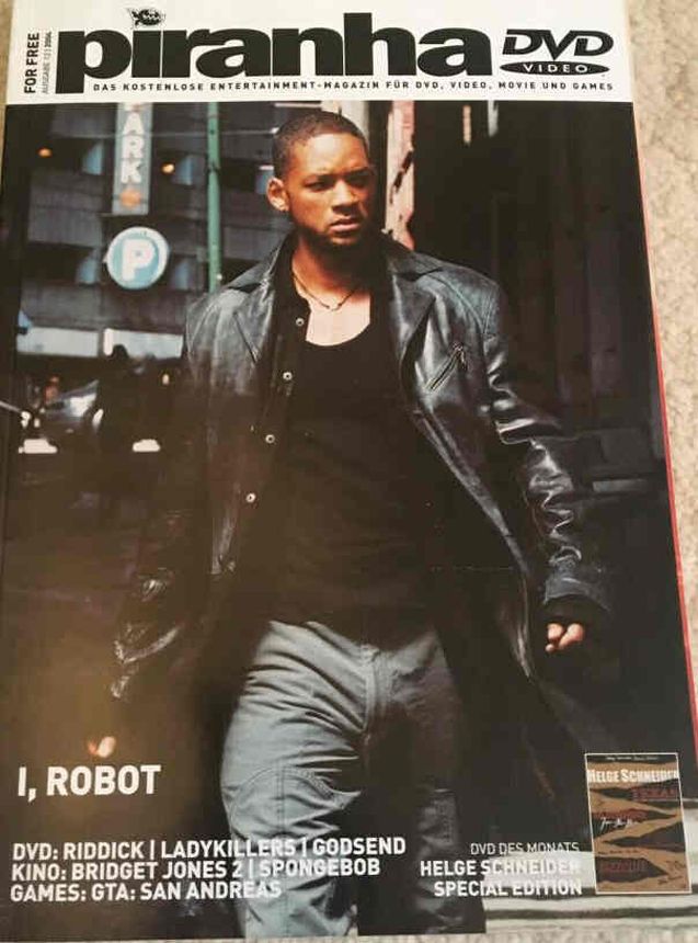 PIRANHA (GERMANY) magazine side cover  December 2004