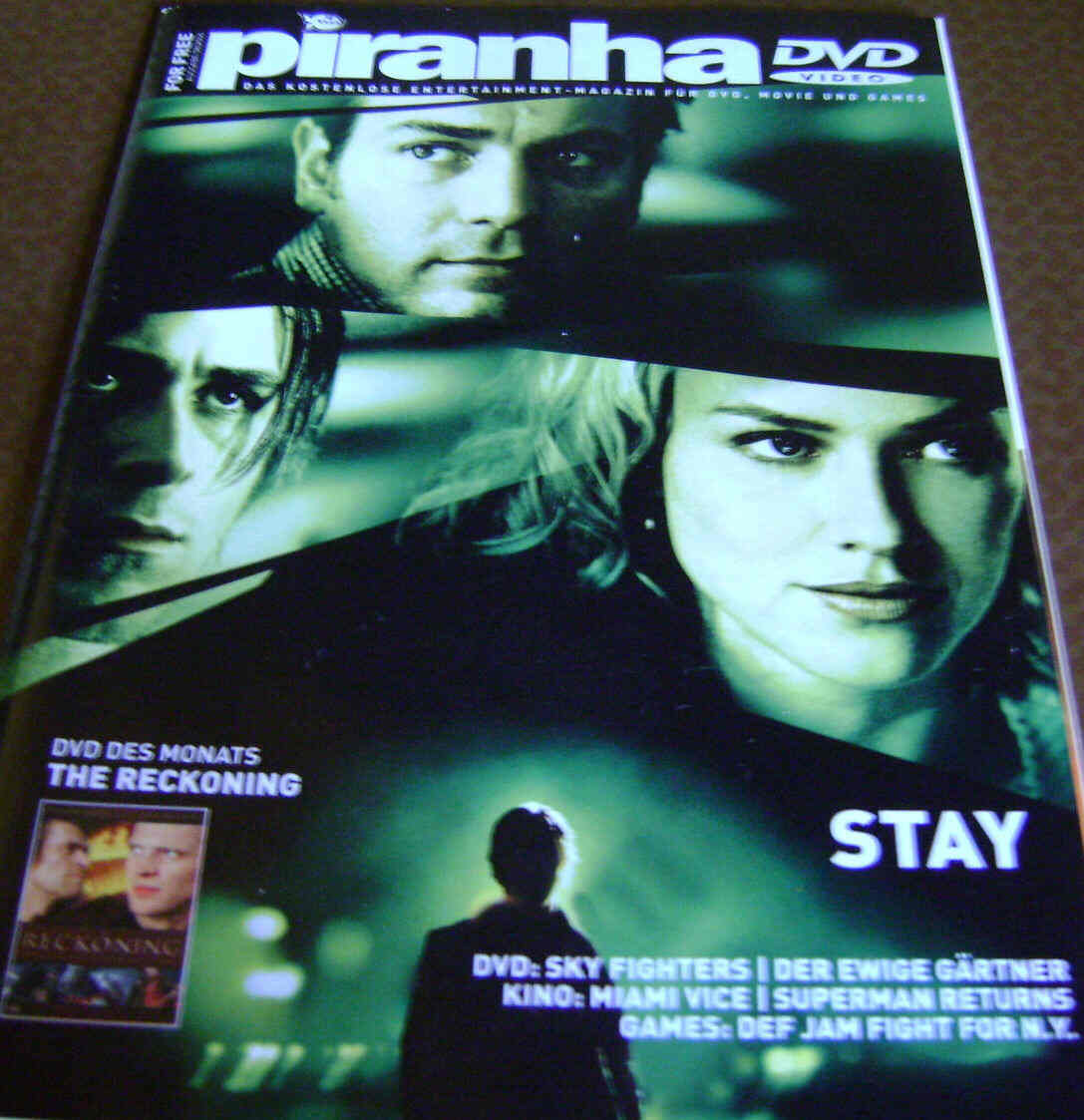 PIRANHA (GERMANY) magazine side cover August 2006