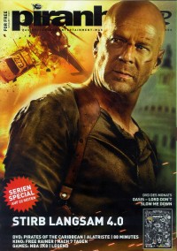 PIRANHA (GERMANY) magazine side cover November 2007