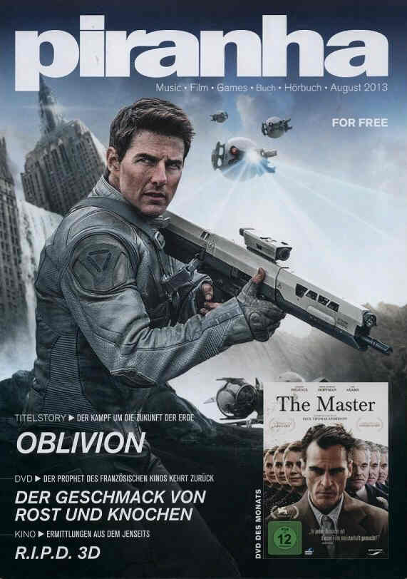 PIRANHA (GERMANY) magazine side cover August 2013