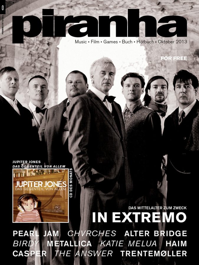 PIRANHA (GERMANY) magazine side cover October 2013