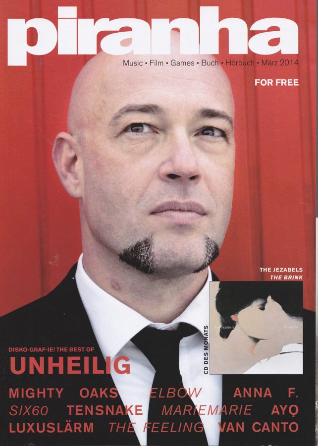 PIRANHA (GERMANY) magazine side cover March 2014