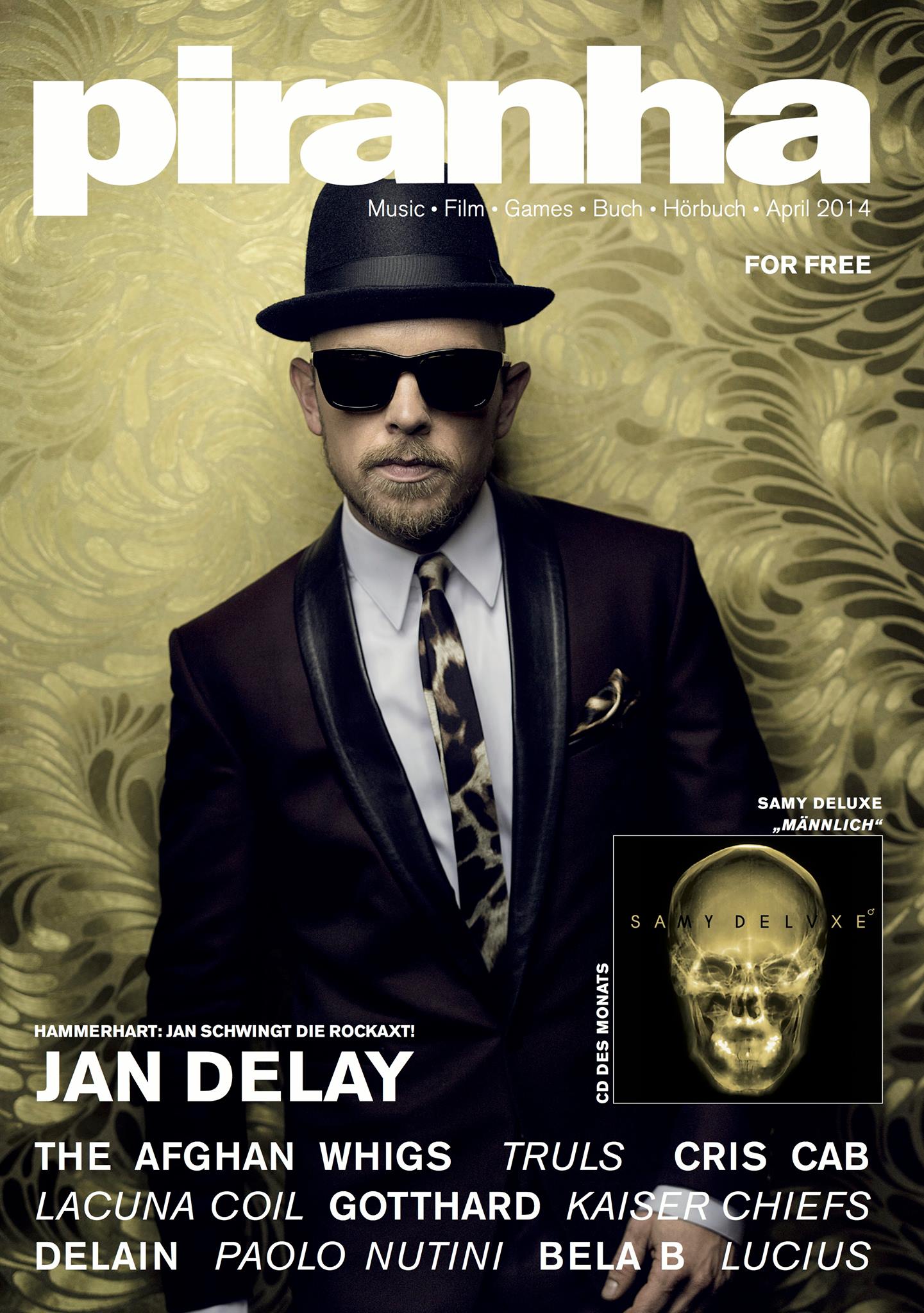 PIRANHA (GERMANY) magazine side cover April 2014