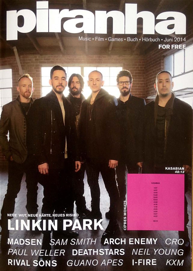 PIRANHA (GERMANY) magazine side cover June 2014