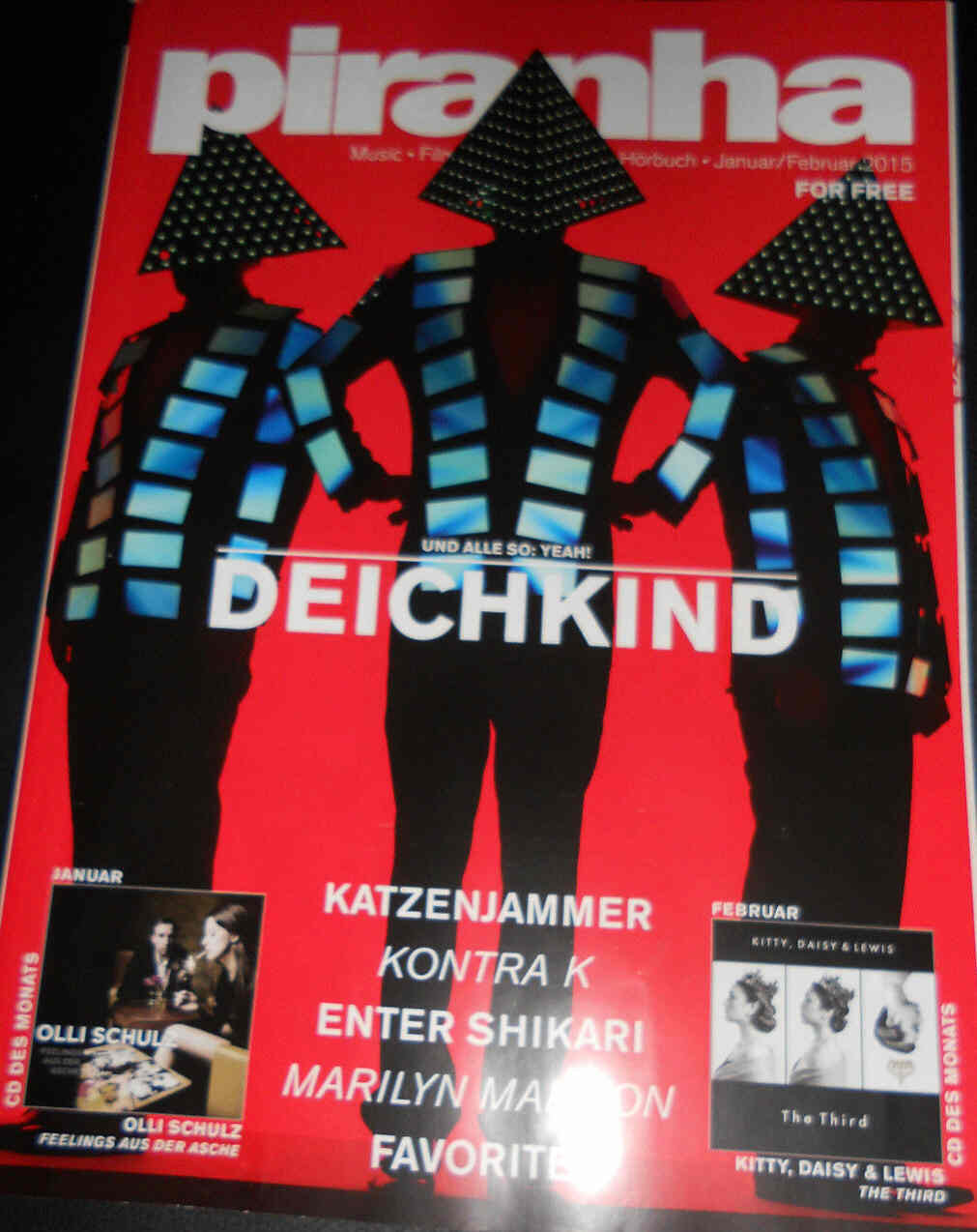 PIRANHA (GERMANY) magazine side cover January/February 2015
