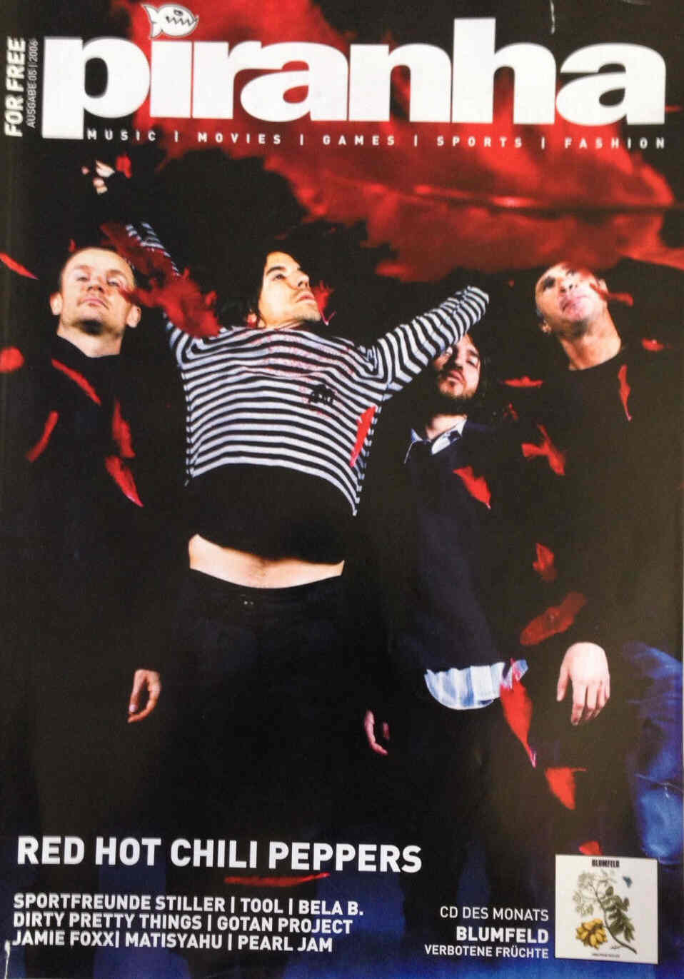 PIRANHA (GERMANY) magazine side cover May 2006