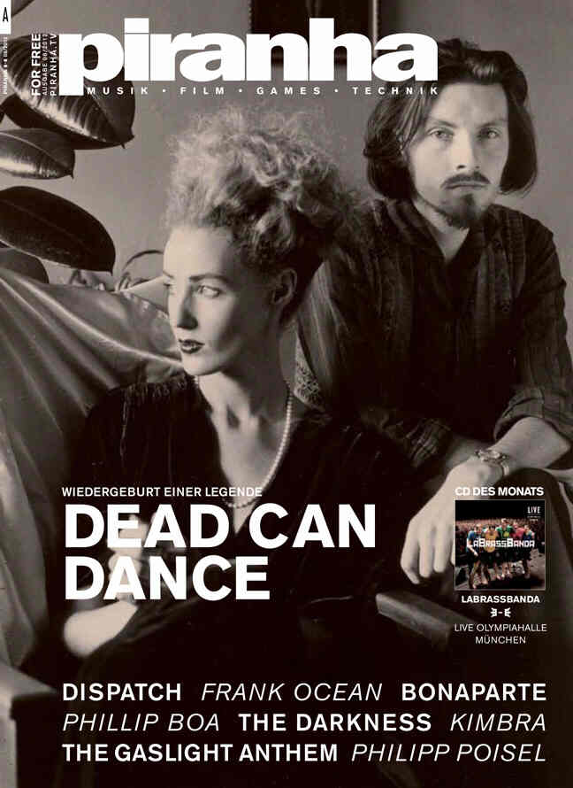 PIRANHA (GERMANY) magazine side cover August 2012