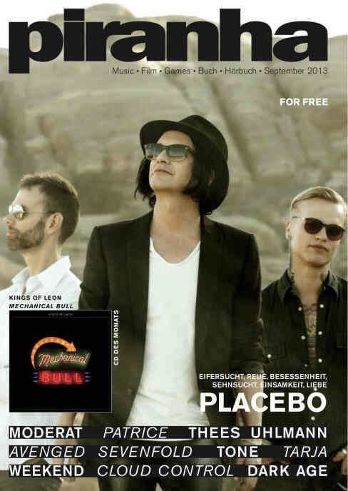 PIRANHA (GERMANY) magazine side cover September 2013