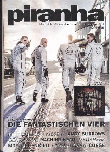 PIRANHA (GERMANY) magazine side cover November 2014