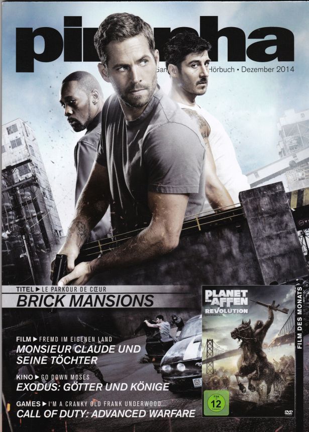 PIRANHA (GERMANY) magazine side cover December 2014