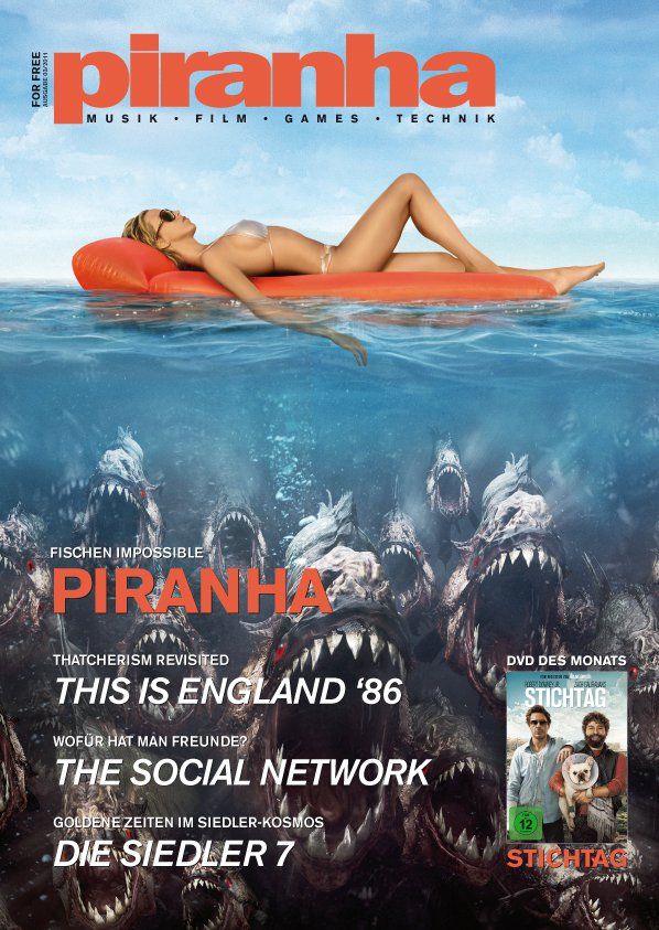PIRANHA (GERMANY) magazine side cover  March 2011