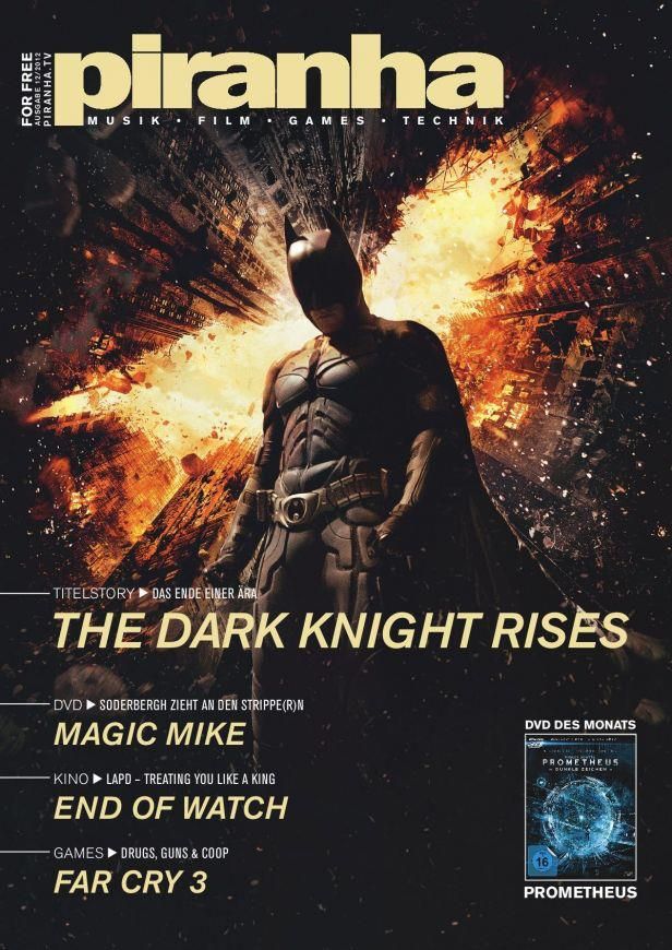 PIRANHA (GERMANY) magazine side cover  December 2012