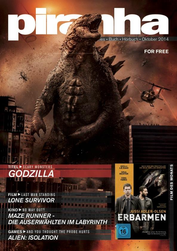 PIRANHA (GERMANY) magazine side cover  October 2014