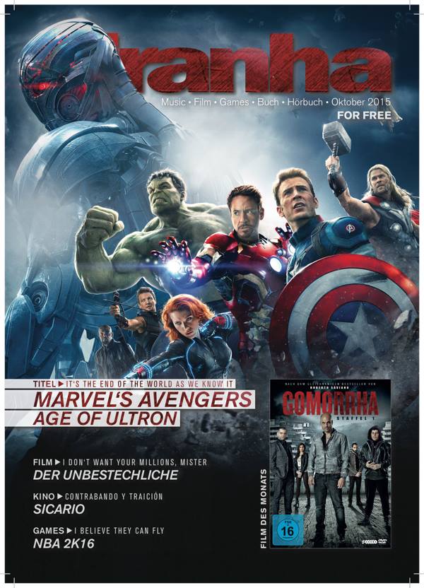 PIRANHA (GERMANY) magazine side cover  October 2015