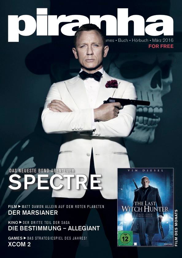 PIRANHA (GERMANY) magazine side cover  March 2016