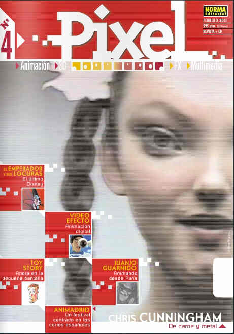 PIXEL (SPAIN) magazine side cover Issue 4 February 2001