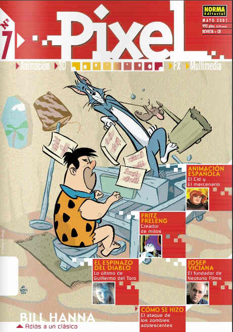 PIXEL (SPAIN) magazine side cover Issue 7 May 2001