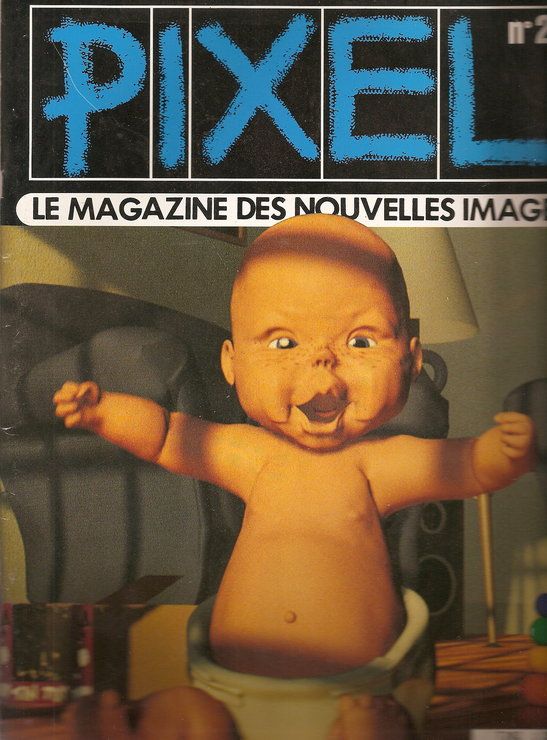 PIXEL magazine side cover Issue 2  1988