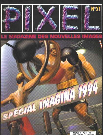 PIXEL magazine side cover Issue 21  1994