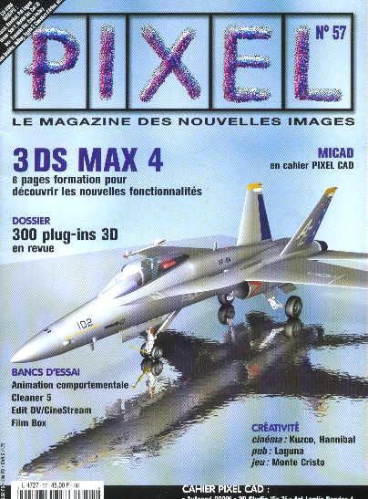 PIXEL magazine side cover Issue 57  2000