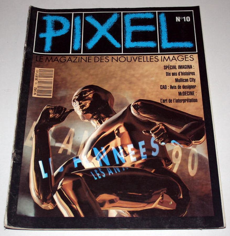 PIXEL magazine side cover Issue 10   1990