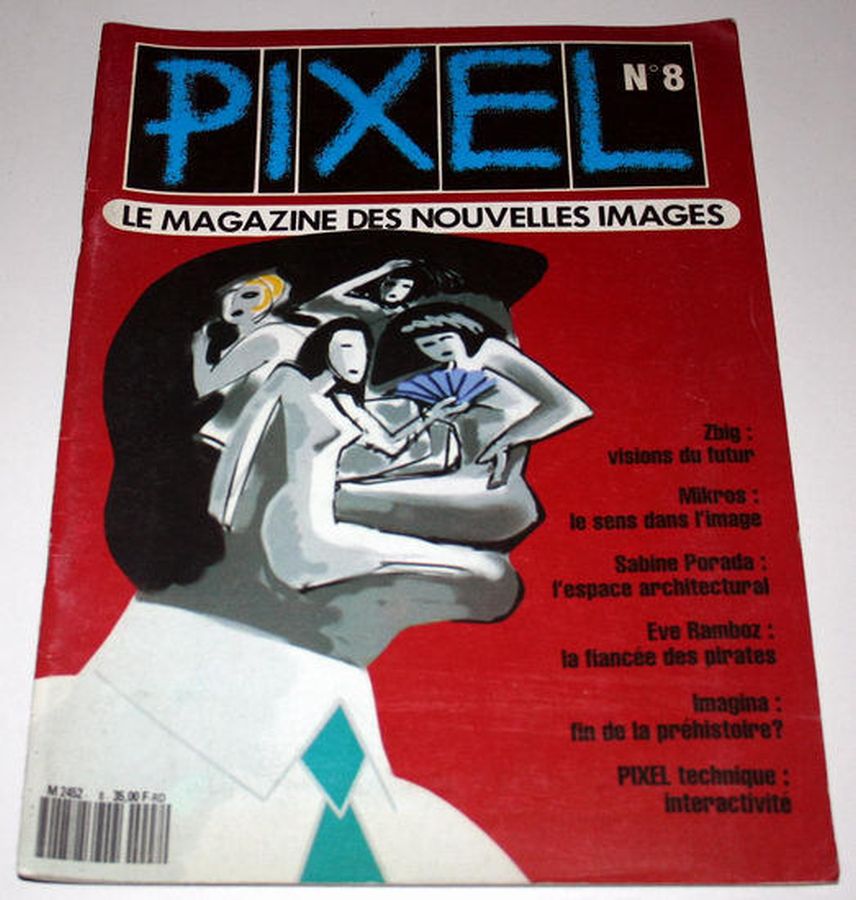 PIXEL magazine side cover Issue 8   1990
